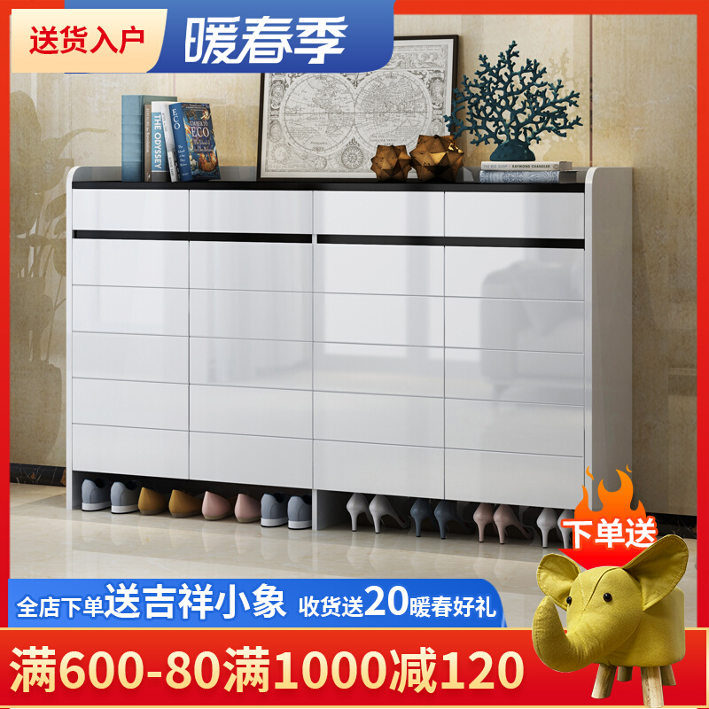 Shoe cabinet home door large capacity into the home simple modern entrance hall entrance shoe cabinet living room new storage locker