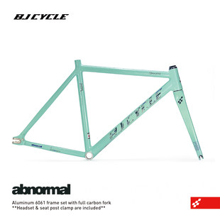 BJ CYCLE abnormal углеродный вилка  FIXED GEAR FRAME неубирающиеся гоночный рамка Исправление зубов