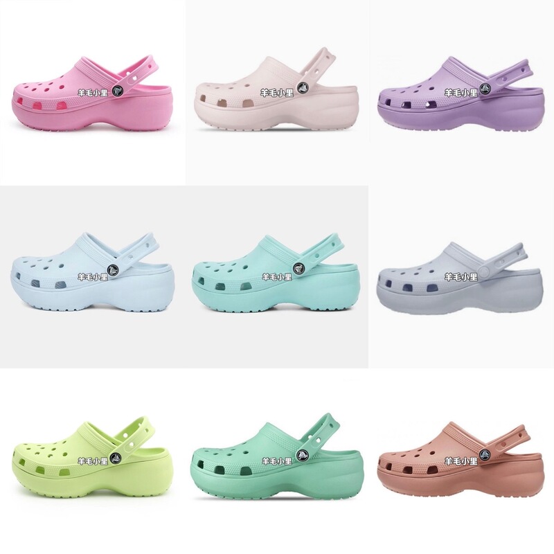 Lili Korea Crocs Cloud Thick-Soled Clog Sandals 206750 Genuine Direct Shipping
