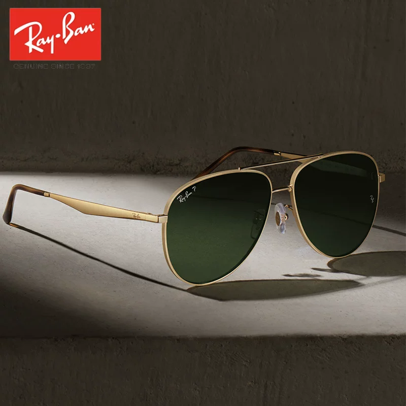 RayBan0RB3712D Ray-Ban новые солнцезащитные очки в классическом авиаторном стиле с двойным мостом