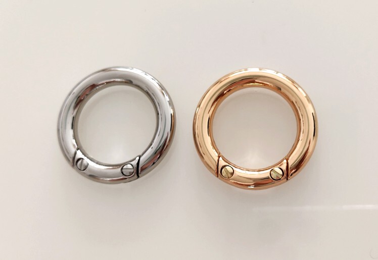 Xiaoxiangjia Men's and Women's Bags Use Screw Rings, Detachable Round Ring Buckles, Circle Hanging Rings, and Luggage Hardware Accessories