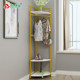 Corner coat rack floor-to-ceiling corner simple triangular clothes rack clothes rack storage home bedroom clothes rack