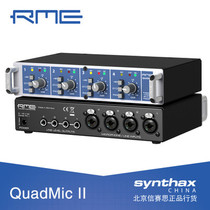 2 years RME QuadMic II 4 channel premicrophone amplifier call play Brand New