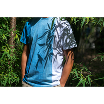 Blue Sequel White Family Ancient Fazal Dyed Pure Cotton Men And Womens Blue Change T-Shirt Pure Natural Blue Dye Botanical Dye Customizable