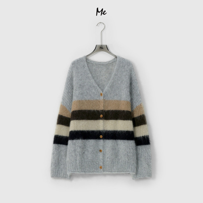 Me Lao Yang's Clothing Neon Sweater Coat (Fluffy) South African Imported Ultra-Fine Mohair Sheep Wool Sweater
