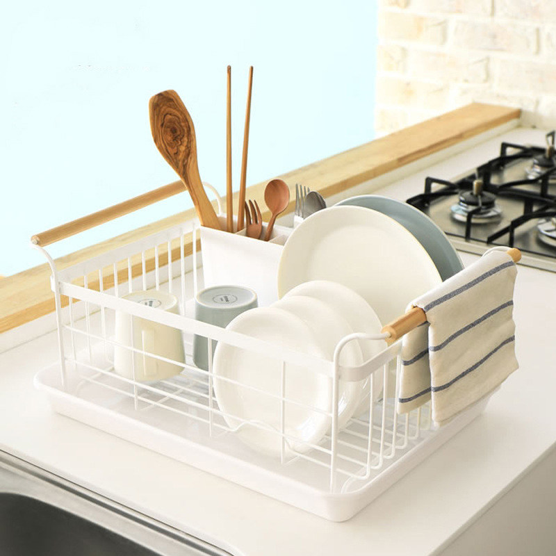 Day-style minimalist bowls Dishes Overhead Bowls Rack Drain Racks Kitchenette Bowls Chopsticks Cutlery cutlery containing box Home containing Bowls Racks