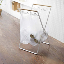Liben Garbage Bag Hanger floor foldable iron sorting trash can household outdoor Nordic Simple Bracket