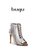 burju-Arreis short boots high-heeled jazz dance boots Jennifer Lopez same style heels dance shoes