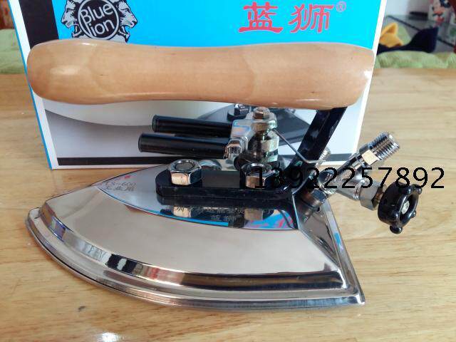 Imported 304 stainless steel blue lion steam iron industrial full steam iron dry cleaning shop clothing factory boiler dedicated