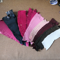 American crocodile belly round grain leather DIY watch strap leather handmade watch strap bracelet jewelry scrap leather corner leather