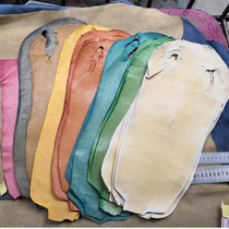 Grinding pearl fish skin processing devil fish skin DIY special leather wallet short clip mobile phone case strap card bag material