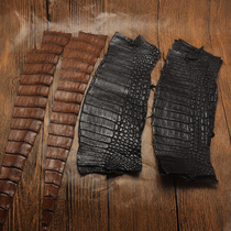 Black bright face brown DIY section Bamboo veins table with material leather belly leather material strap inlaid with hand strap