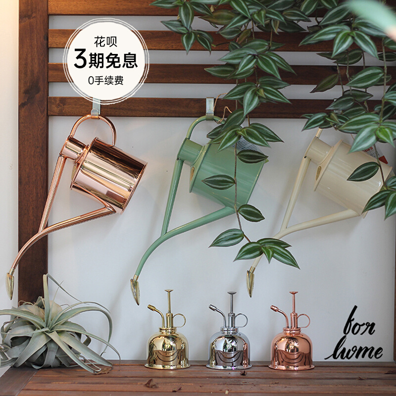 HAWS UK century-old hand-made vintage water bottle pure copper set gardening bonsai flower potted