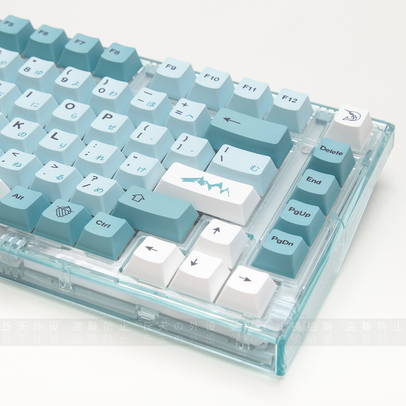 Gmk Iceberg Keycaps Original Height Pbt Five-Sided Dye-Sublimation 75V3 Ciy 68 61 84 87 980 104