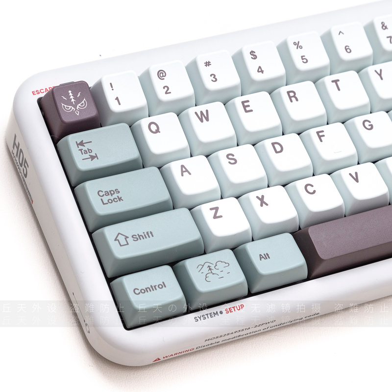 Gmk Mist Keycaps Mda Highly Personalized Pbt Dye-Sublimation Ciy Ningzhi Langpai 68 64 84 87 98 104