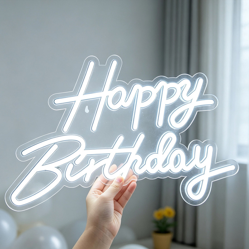 Led Neon Light Birthday Glowing Sign Wedding Led Letter Light Decoration Wall Interior Layout Neon Atmosphere Wedding