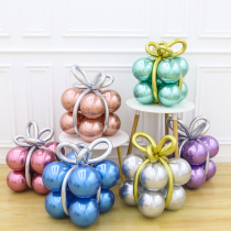 Balloon gift bag childrens birthday arrangement mall activity decoration living room cartoon ornaments latex Christmas balloon