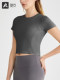 Auyi Yoga Wear Spring/Summer New Short-Sleeve T-Shirt Fitness Top for Outerwear Professional High-End Fashion Slimming Top