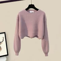 1273#Розовый свитер