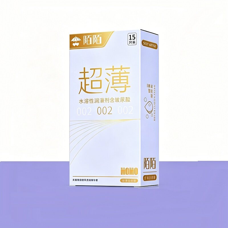 陌陌免洗避孕套超薄002裸入正品水光套隐形裸入安全套男专用正品