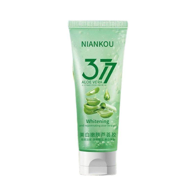 377美白芦荟胶补水保湿提亮肤色淡化细纹晒后彩妆套装1支100g