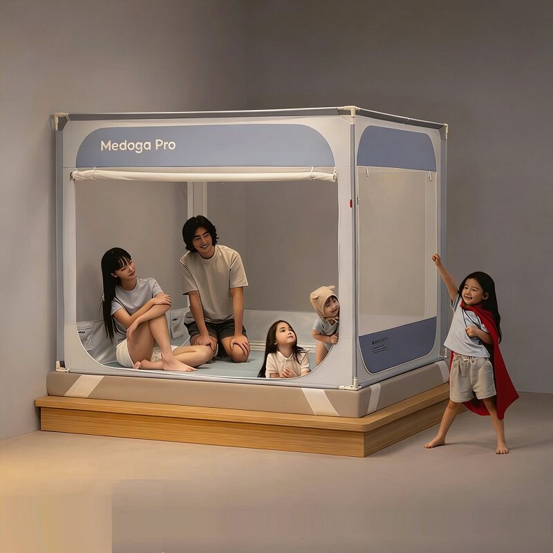 【安睡舱Pro3】美朵嘉2026年新款螺纹三通防摔蚊帐婴儿家用全罩式