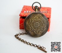 怀表纯铜机械纯铜古典仿古董西洋把玩怀表电影道具