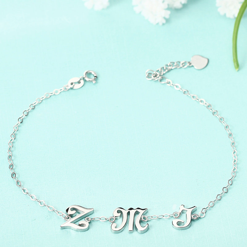 Bracelet de cheville Femme en Argenterie - Ref 3101555 Image 5