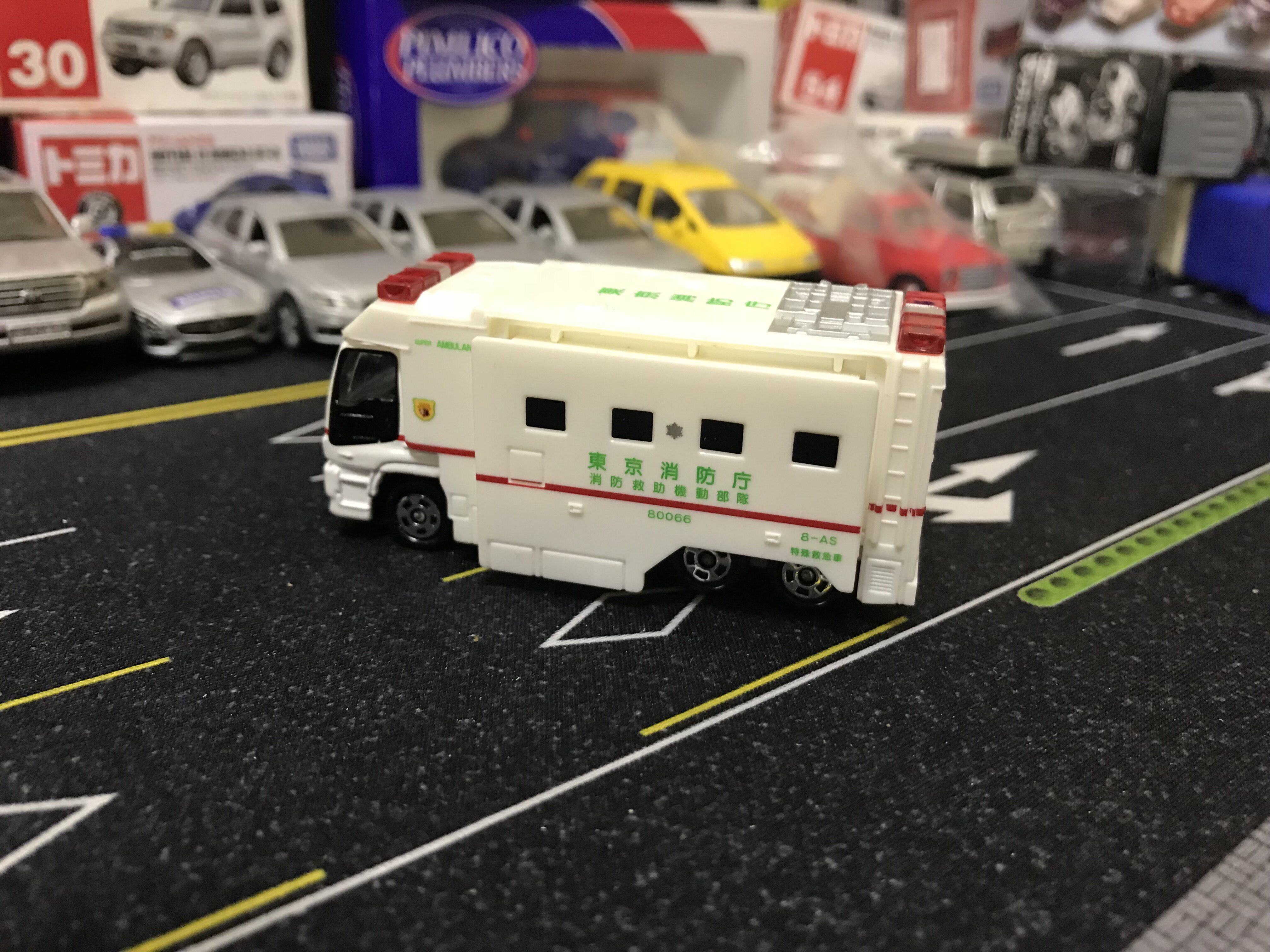 合金車模no 116京東消防廳移動工程消防救護車散