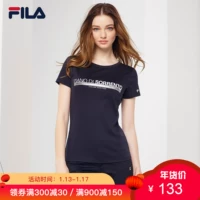 Áo thun nữ Fila Fila 2018 hè mới bằng lụa mềm cotton thể thao ngắn tay áo thun | F61W828130F áo top tank