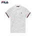 FILA Fila Official Áo sơ mi nữ tay áo ngắn 2019 Mùa xuân Mới giản dị đan áo sơ mi ngắn tay - Áo polo thể thao áo polo thể thao nam Áo polo thể thao
