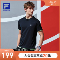 FILA ATHLETICS FILA mens short-sleeved T-shirt 2021 spring new trend professional breathable trendy sports T-shirt