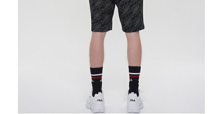 Sê-ri PHIM FUSION nam ngắn T hè mới in logo thời trang retro xu hướng áo thun ngắn tay - Áo phông thể thao áo phông lining