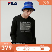 FILA FILA mens sweater 2021 spring new year fashion casual pullover ins mens bottoming top