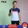 FILA Fila Men Mới Áo thể thao thoáng khí Casual Áo thun ngắn tay ngắn | F11M827106F - Áo phông thể thao áo thun tập gym nữ