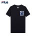 FILA Fila Áo sơ mi nam ngắn tay 2019 Mùa hè Mới đan vòng cổ Logo Logo Cotton ngắn tay áo thun nam - Áo phông thể thao Áo phông thể thao