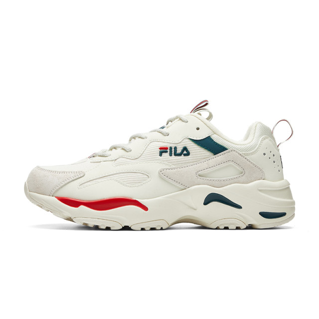 FILA ເກີບຂອງແມ່ຍິງ dad shoes 2023 ດູໃບໄມ້ລົ່ນ retro breathable ແລ່ນເກີບຄົນອັບເດດ: ເກີບກິລາຜູ້ຊາຍນ້ໍາຫນັກເບົາສໍາລັບແມ່ຍິງ