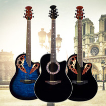 beyond91 concert Huang Jiaju same 1869 folk guitar 41 inch turtle back electric box wooden guitar beginners