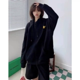 Японская мультяшная весенняя толстовка с капюшоном с молнией для влюбленных, куртка, оверсайз