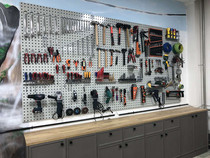 Hardware Tool Shelf Tool Hanging Plate Hook Cave Plate Square Hole Hanging Plate Tool Hook Auto Repair Special Tool Rack