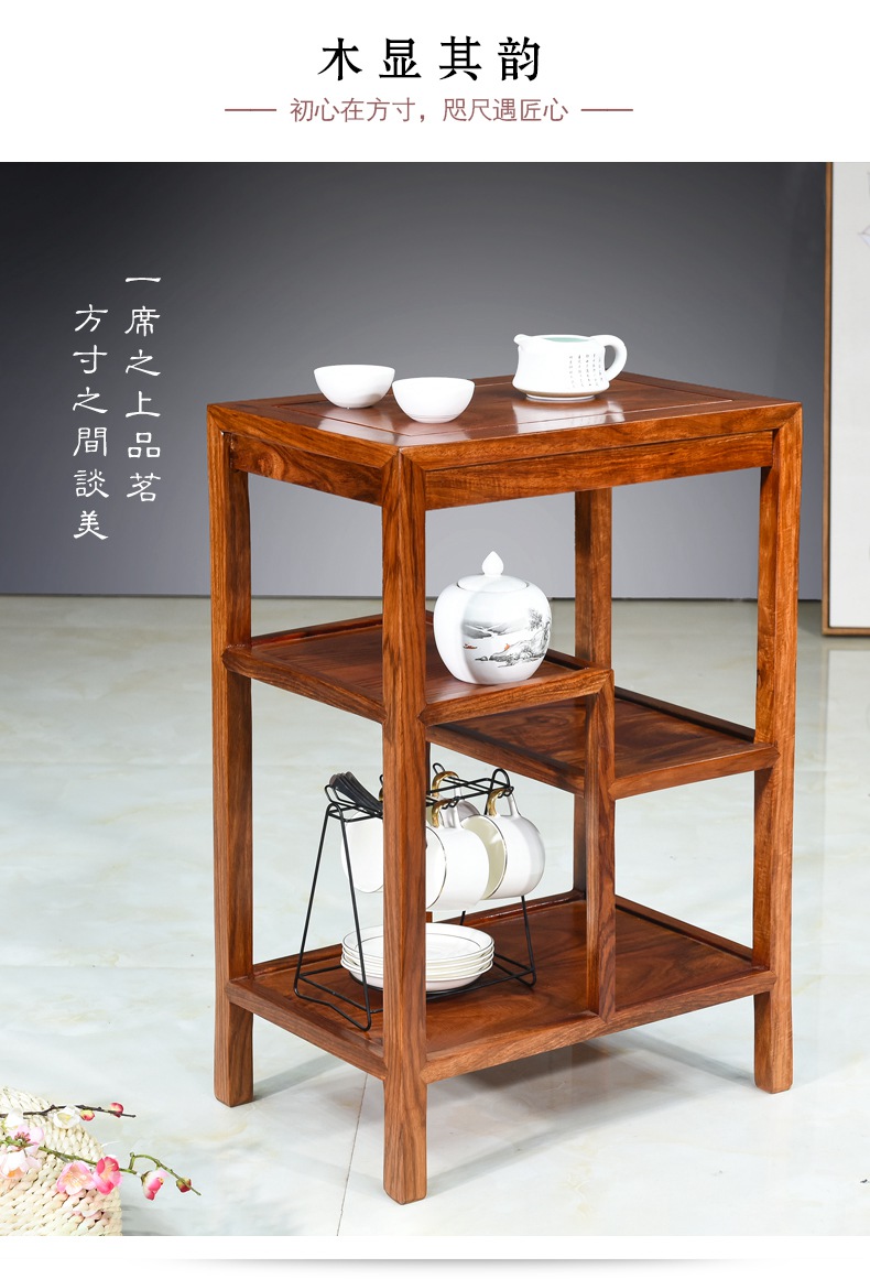 Gỗ gụ nội thất gỗ hồng ban công nhỏ bàn cà phê nhỏ góc nhỏ vài bàn gỗ rắn bàn trà bàn trà giá đơn giản - Bàn trà bàn sofa giá rẻ