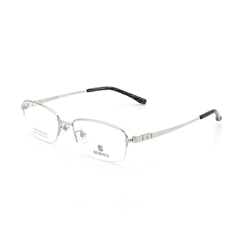 Schilo Hua Super Light Pure Titanium Men's Anty -Blu -Ray Myopia Glasses рамки наполовину рамки бизнеса миопия SP370 SP370