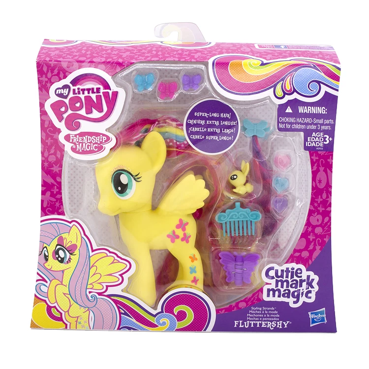 Моя маленькая пони крыло длинные волосы причесаны конёк плюш Fluttershy