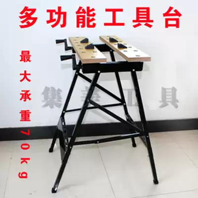 Promotion High quality multi-function folding flip woodworking workbench Woodworking table push table saw