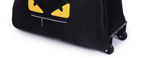 Mới xe đẩy túi nhỏ quái vật nữ túi xách du lịch túi nam lên máy bay không thấm nước công suất lớn túi duffel sinh viên - Túi du lịch túi đựng đồ cá nhân