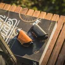 Reforged SOTO small lighter genuine leather case handmade leather goods custom retro cowhide vegetable tanned leather