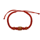 Оберег на день рождения, плетеный агатовый этнический браслет из красной нити, 2025 года, этнический стиль