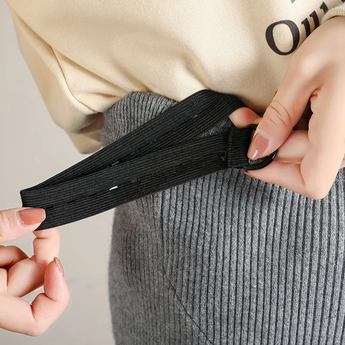 Трикотажные флисовые штаны для беременных для отдыха, модные зимние леггинсы с поддержкой живота, свободный прямой крой
