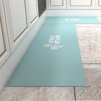 Solid color kitchen strip waterproof and oil-proof non-slip mat floor mat home door mat entrance mat entrance mat can be cut