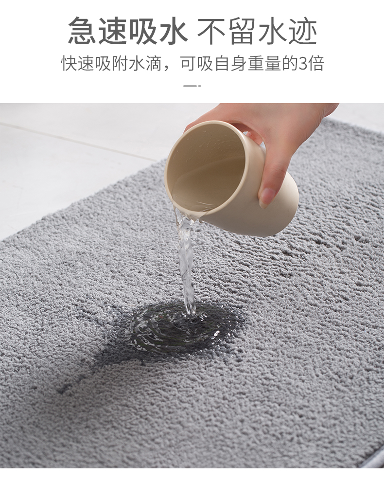 Cửa phòng tắm nước sàn thảm cửa ra vào cửa phòng ngủ nhà vệ sinh thấm thảm thảm cửa phòng tắm mat - Thảm sàn thảm đá chùi chân